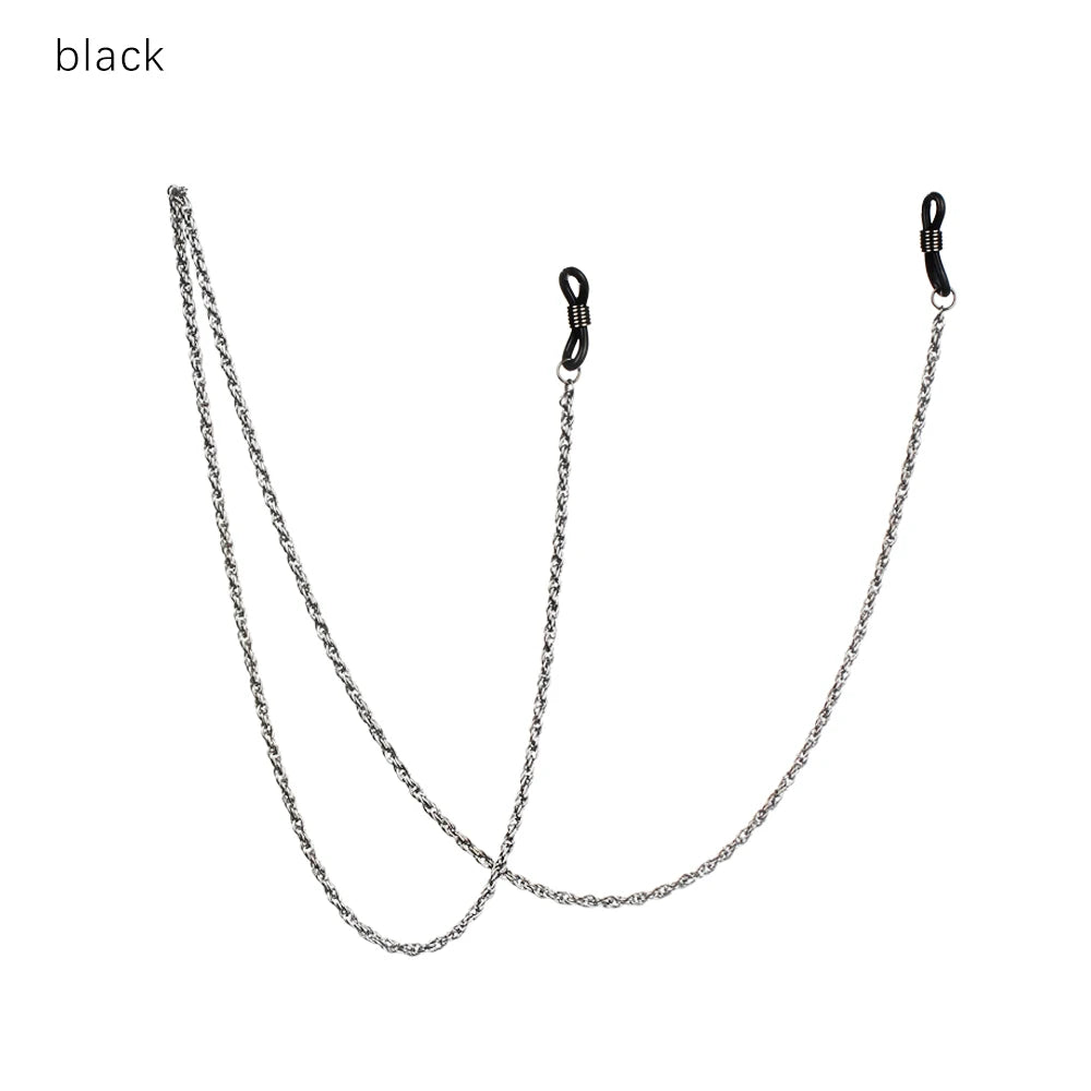 Metal Glasses Chain Non-slip Vintage Eyeglass Chains Reading Glasses Holder Fashion Necklace Strap Rope Sunglasses Chain