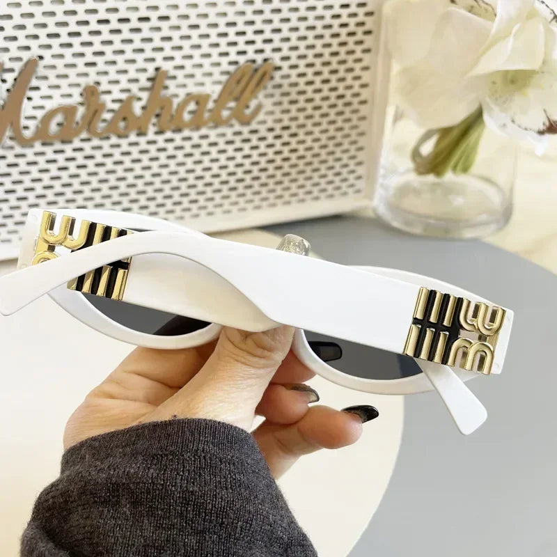 2025 New Fashion Oval Sunglasses Women Men Brand Design Luxury Small Frame Sun Glasses Ladies Eyewears Oculos De Sol UV400