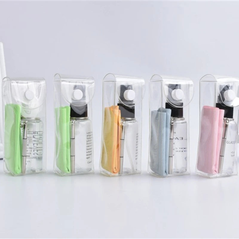 Glasses Cleaning Set Scratch Removing Eyewear Screwdriver Eyeglasses Lens Maintenance Cleaner Lens Cloth