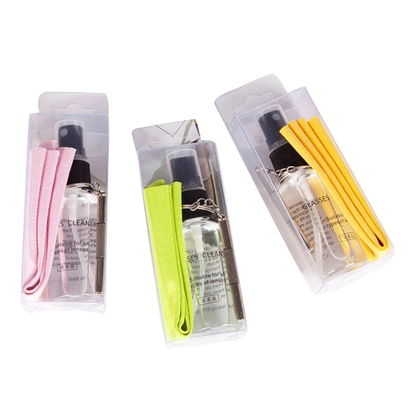 Glasses Cleaning Set Scratch Removing Eyewear Screwdriver Eyeglasses Lens Maintenance Cleaner Lens Cloth