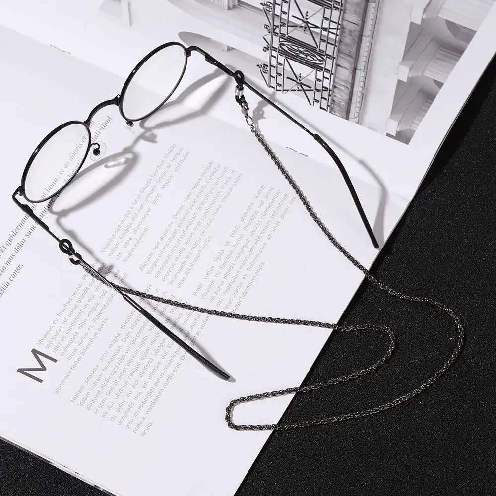 Metal Glasses Chain Non-slip Vintage Eyeglass Chains Reading Glasses Holder Fashion Necklace Strap Rope Sunglasses Chain