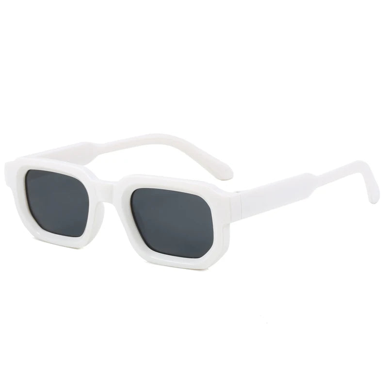 Classic Retro Women Sunglasses Square Frame Glasses Simple Fashion Style Street Photography Eyeglasses UV400 Female
