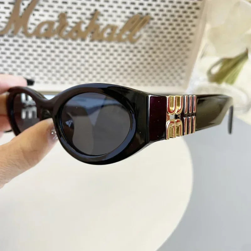 2025 New Fashion Oval Sunglasses Women Men Brand Design Luxury Small Frame Sun Glasses Ladies Eyewears Oculos De Sol UV400