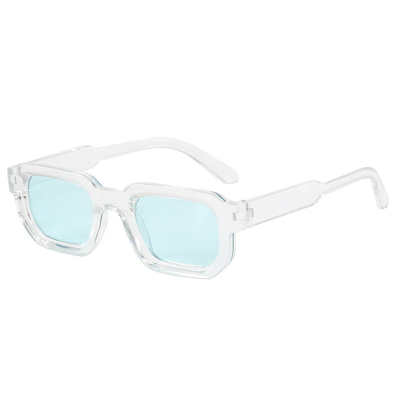 Classic Retro Women Sunglasses Square Frame Glasses Simple Fashion Style Street Photography Eyeglasses UV400 Female