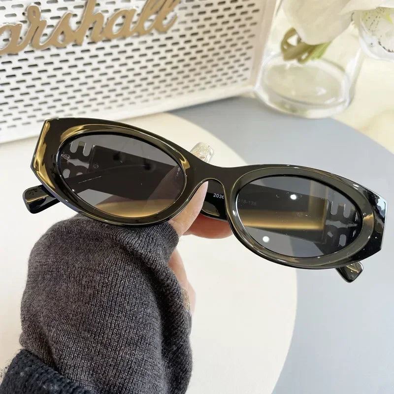 2025 New Fashion Oval Sunglasses Women Men Brand Design Luxury Small Frame Sun Glasses Ladies Eyewears Oculos De Sol UV400