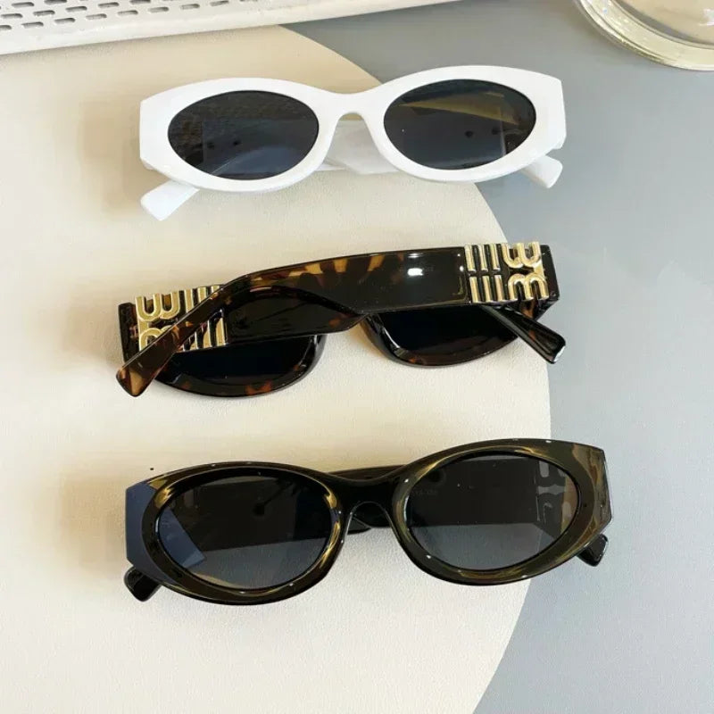 2025 New Fashion Oval Sunglasses Women Men Brand Design Luxury Small Frame Sun Glasses Ladies Eyewears Oculos De Sol UV400