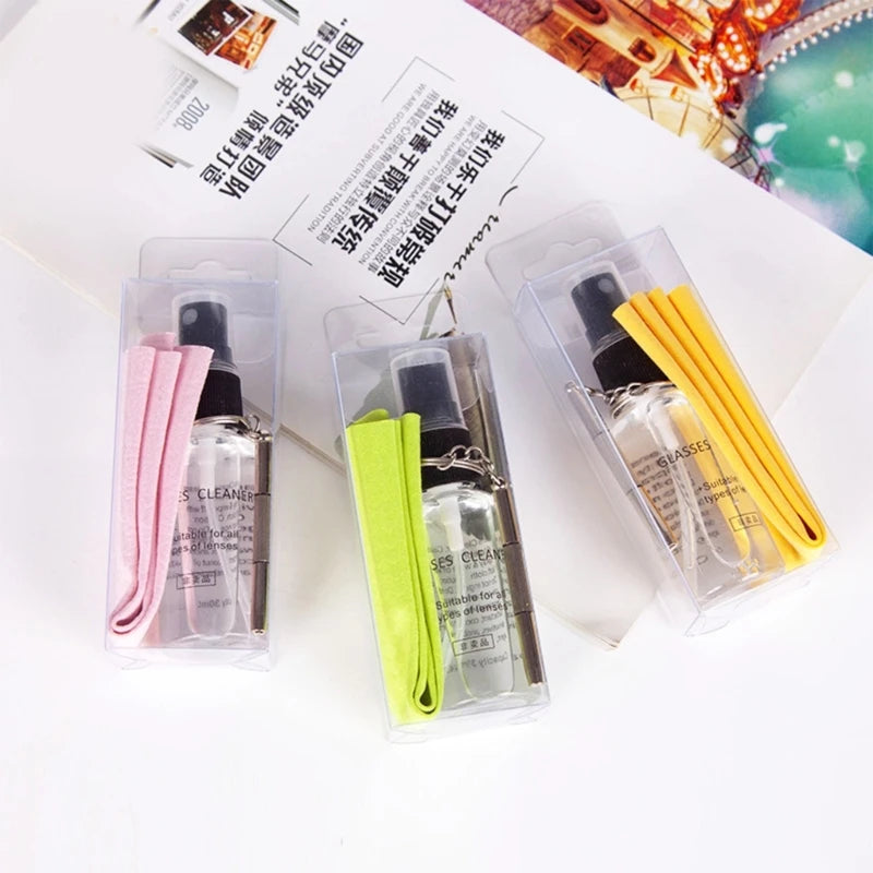 Glasses Cleaning Set Scratch Removing Eyewear Screwdriver Eyeglasses Lens Maintenance Cleaner Lens Cloth