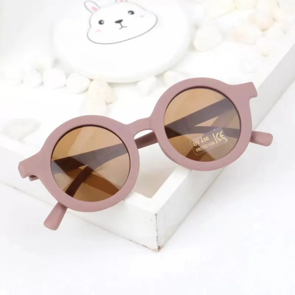 Cute Kids Sunglasses Parent Child Frosted Glasses New 1-8 Year Old Baby Decorative Sunglasses Trendy Kids Sunglasses