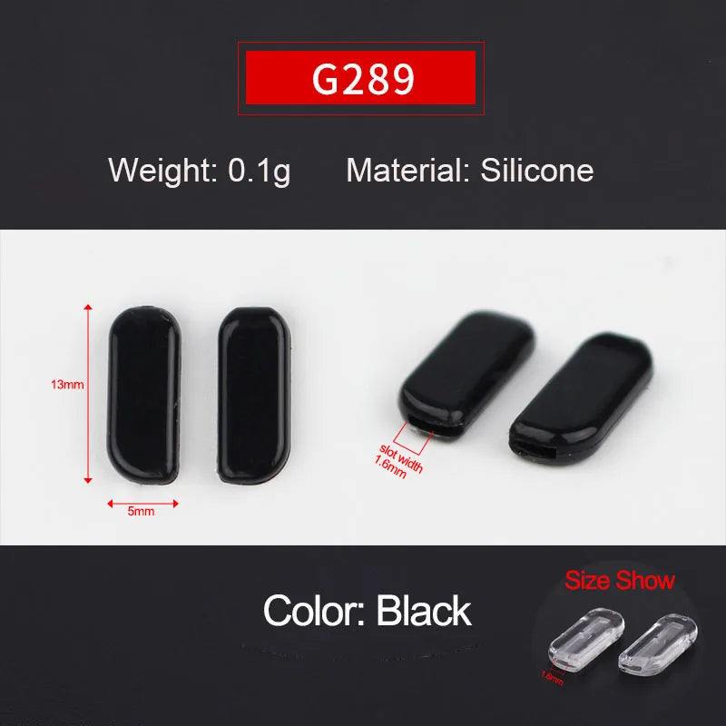 10pairs Silicone PVC Glasses Eyeglasses Nose Pads Optical Frame Repair Accessory Part Push In Insert Type