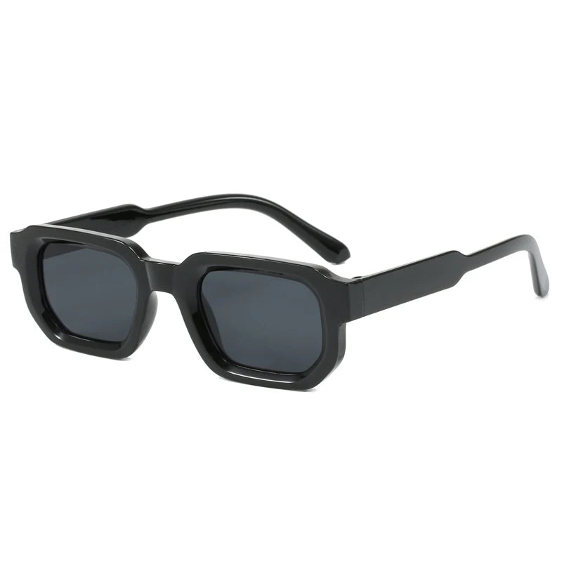 Classic Retro Women Sunglasses Square Frame Glasses Simple Fashion Style Street Photography Eyeglasses UV400 Female