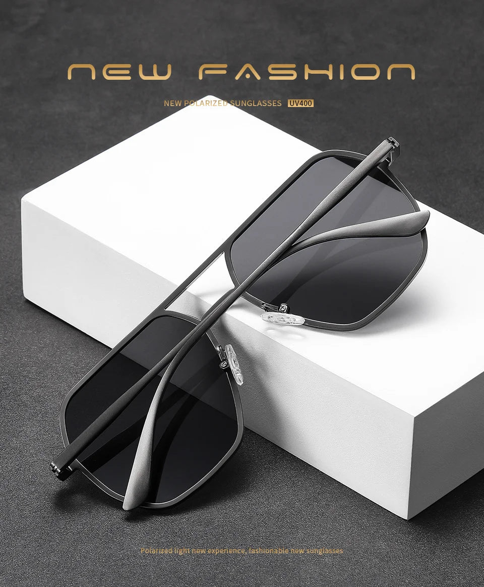 KLASSNUM Men Photochromic Sunglasses Polarized Cycling Driving Climbing Outdoor Sun Glasses Chameleon Anti-glare Eyepiece 2025
