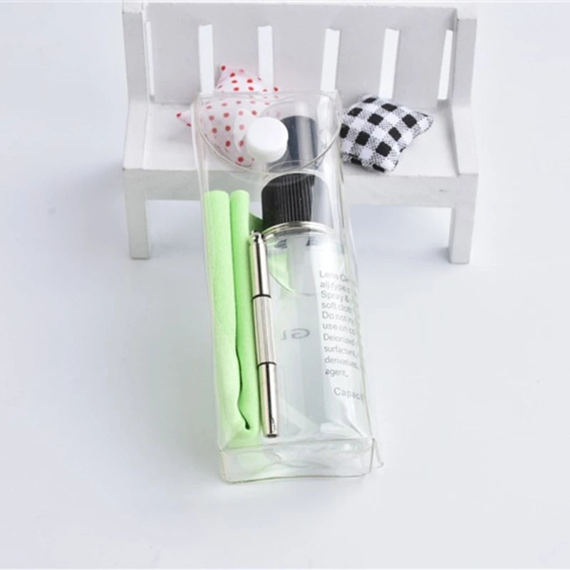 Glasses Cleaning Set Scratch Removing Eyewear Screwdriver Eyeglasses Lens Maintenance Cleaner Lens Cloth