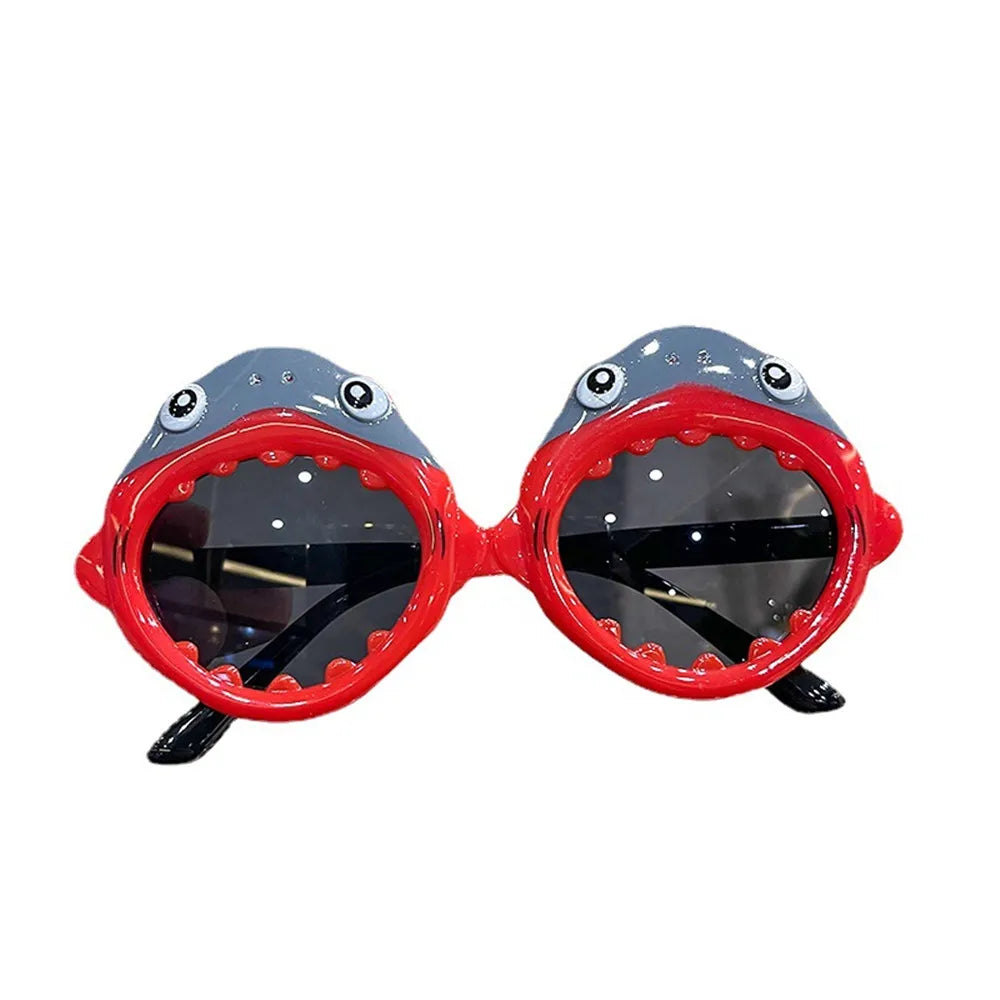 Cartoon Shark Shape Children Sunglasses UV Protection Glasses Children's Photo Props Kids Party Birthday Party Accessory Eyewear