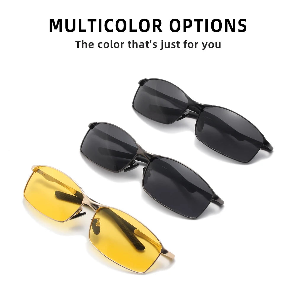 KINGSEVEN Polarized Rectangular Frame Cycling Sunglasses For Men /Women Outdoor Sport Driving Eyewear