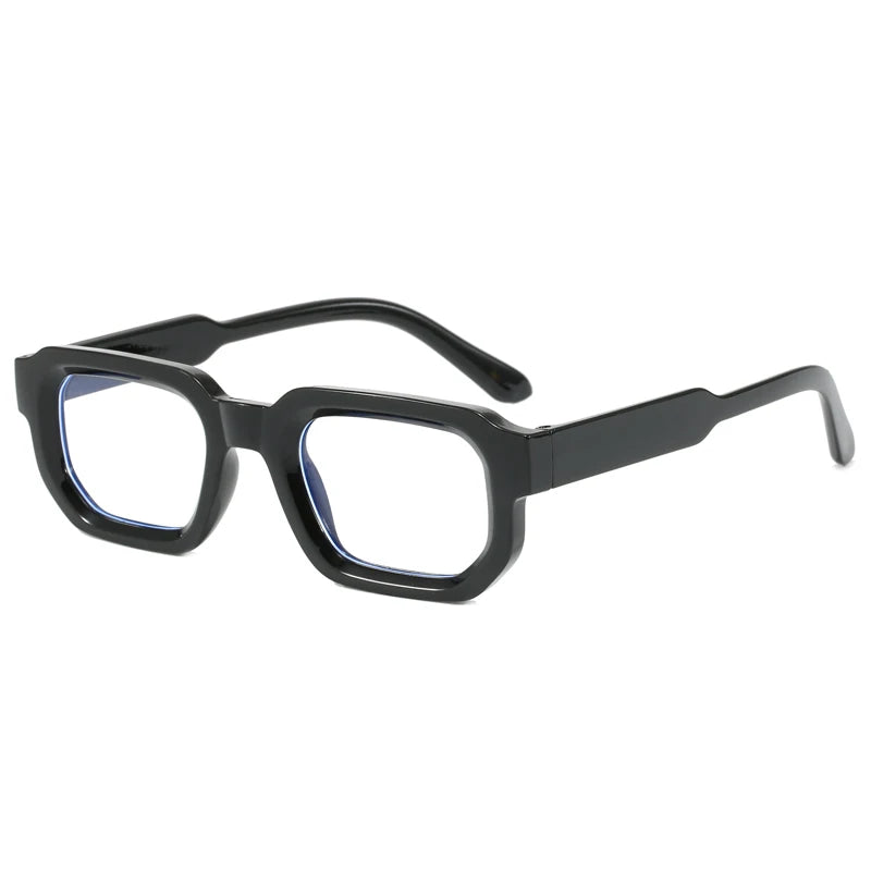 Classic Retro Women Sunglasses Square Frame Glasses Simple Fashion Style Street Photography Eyeglasses UV400 Female